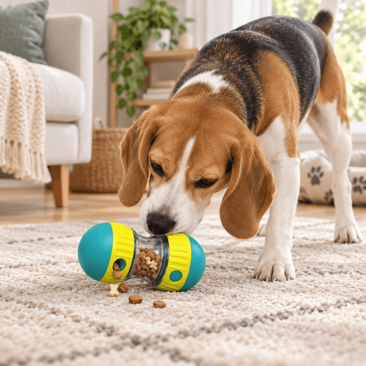 Pawtique Roll &amp; Reward™ Adjustable Dog Treat Dispenser - Pawtique