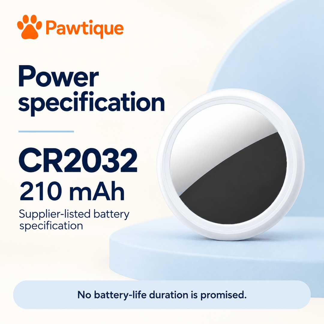 S10 supplier-listed battery specification: CR2032, 210mAh; no battery-life duration promised