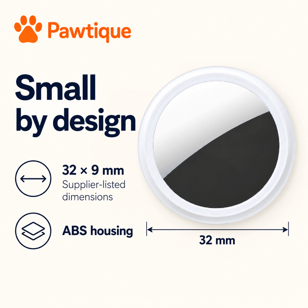 S10 size guide showing supplier-listed 32×9mm dimensions and ABS housing