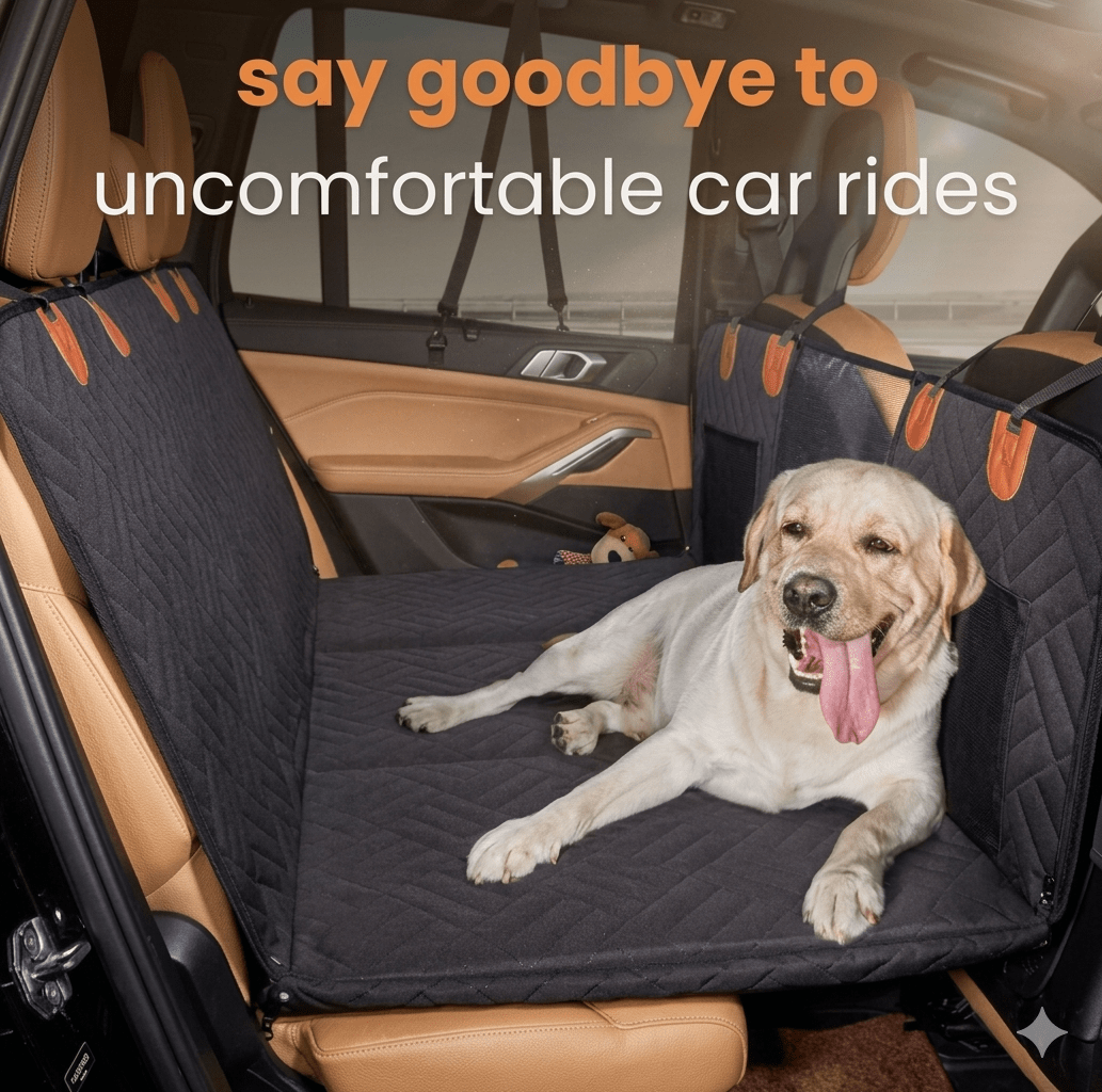 Pawtique SafeRide™ Hard Bottom Dog Car Seat Cover - Pawtique
