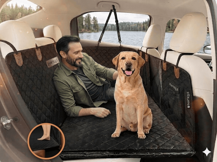 Pawtique SafeRide™ Hard Bottom Dog Car Seat Cover - Pawtique