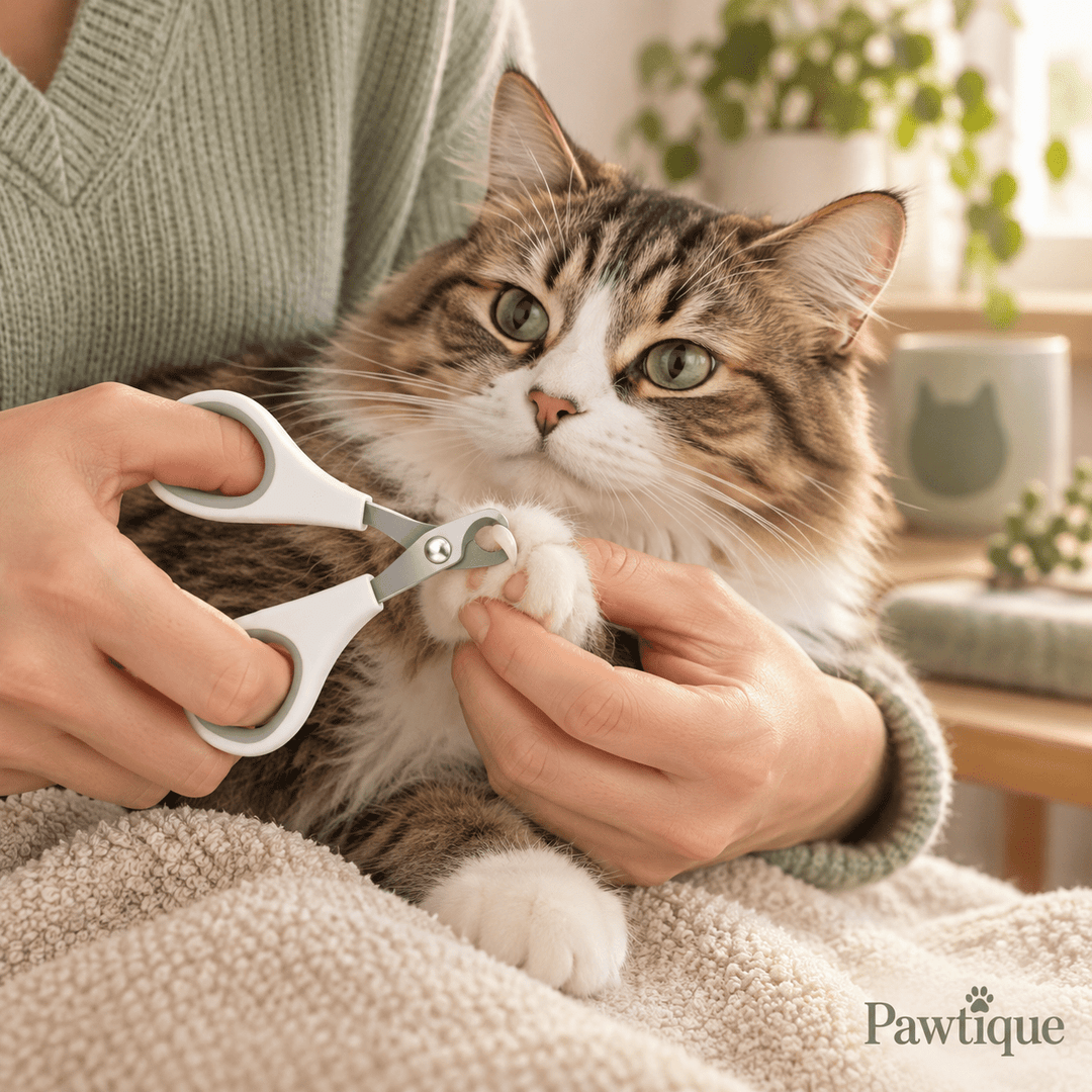 Pawtique SafeTip™ Circular-Guide Cat Nail Clipper - Pawtique