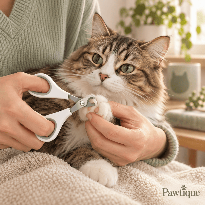 Pawtique SafeTip™ Circular-Guide Cat Nail Clipper - Pawtique