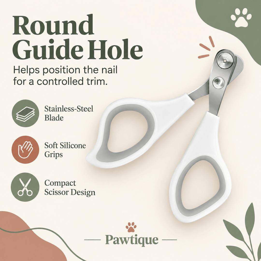 Pawtique SafeTip™ Circular-Guide Cat Nail Clipper - Pawtique