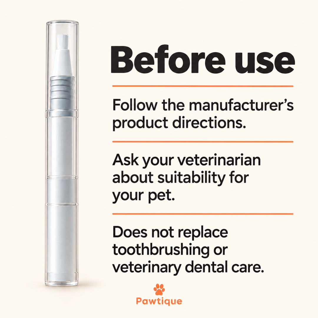 SmileDetail manufacturer directions and veterinarian suitability guidance