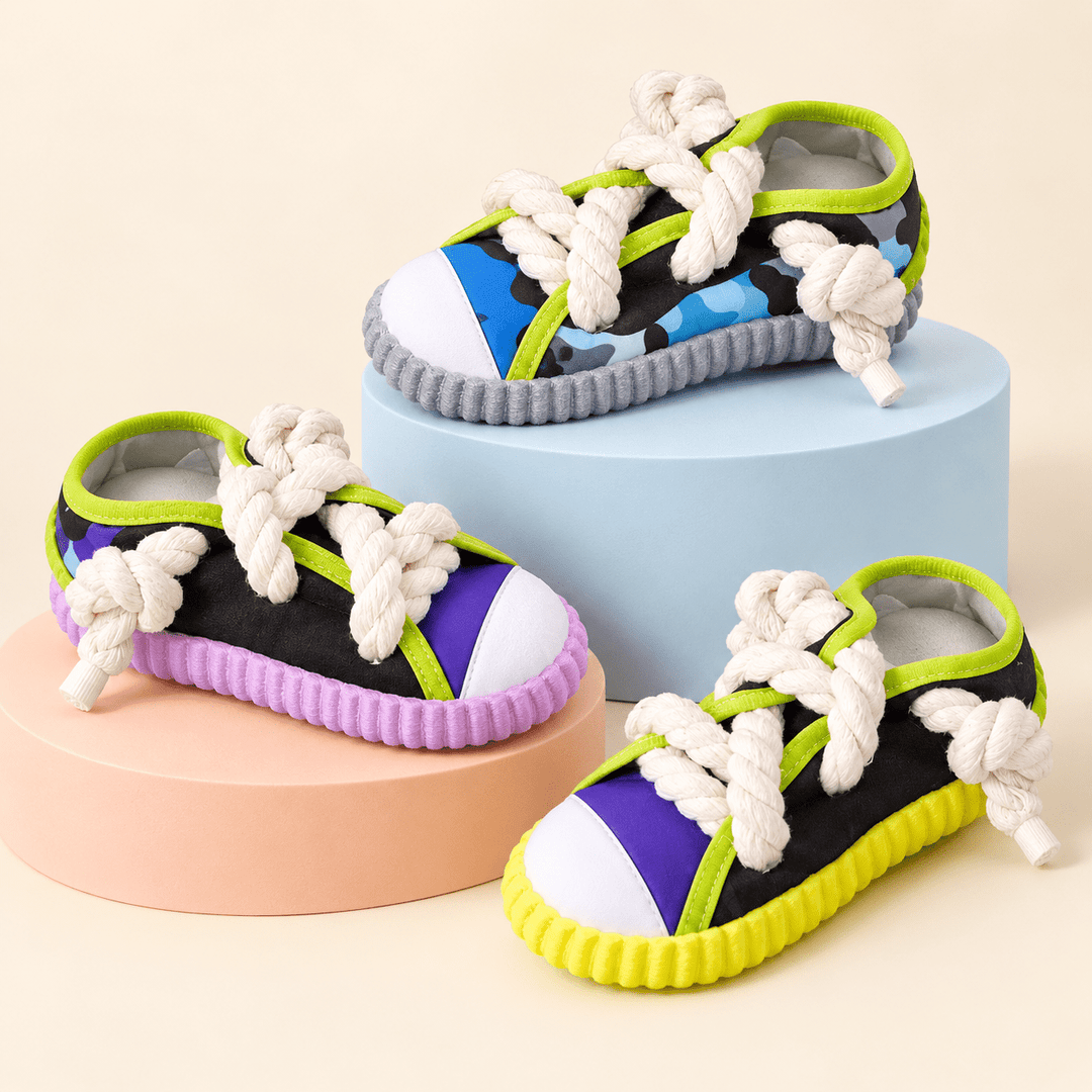 Pawtique SneakerSqueak™ Plush Dog Toy - Pawtique