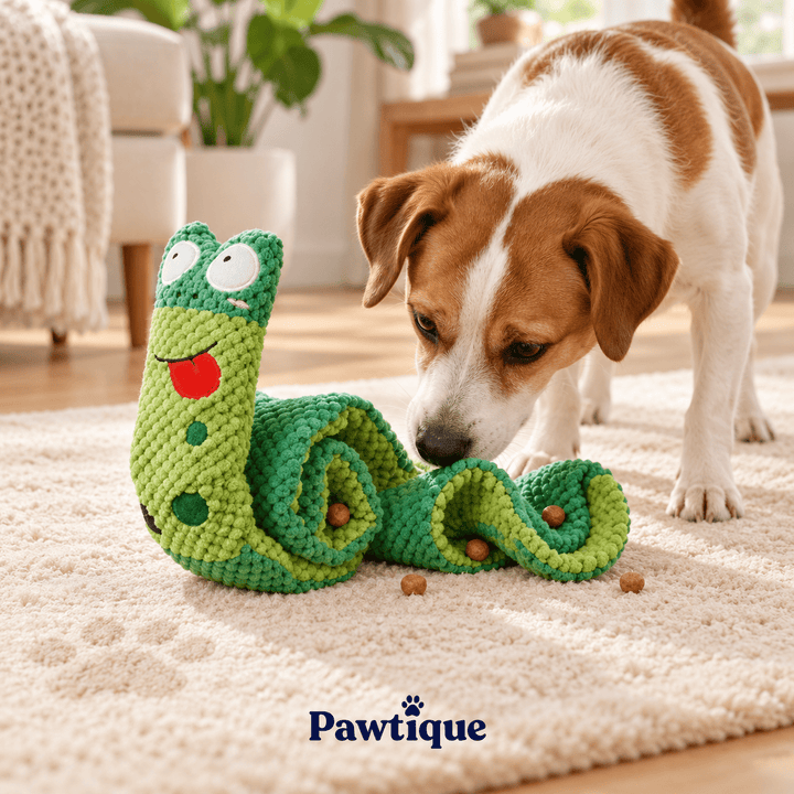 Pawtique Sniffari™ Frog Roll-Out Puzzle Dog Toy - Pawtique