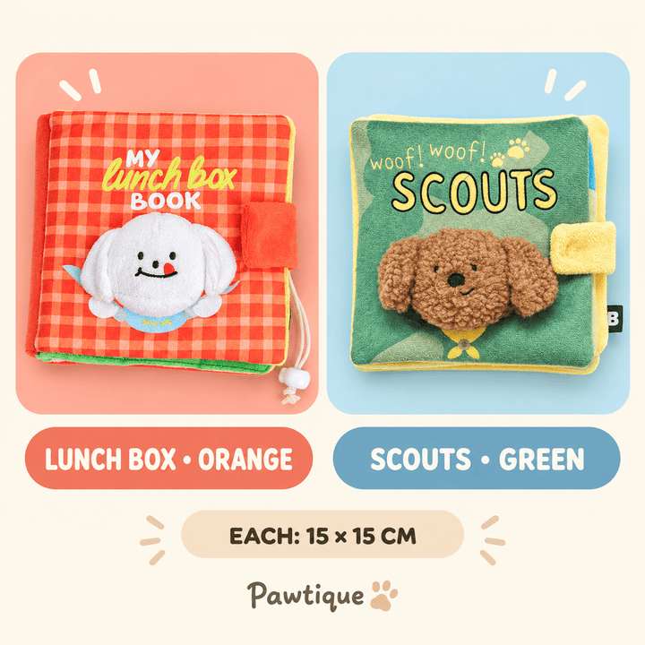 Pawtique SniffBook™ Treat-Hiding Dog Enrichment Toy - Pawtique