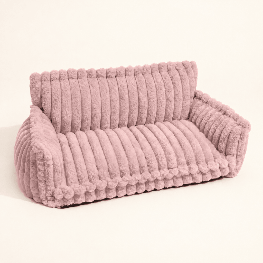 Pawtique SnoozyDream™ Orthopedic Ribbed Dog Sofa Bed - Pawtique