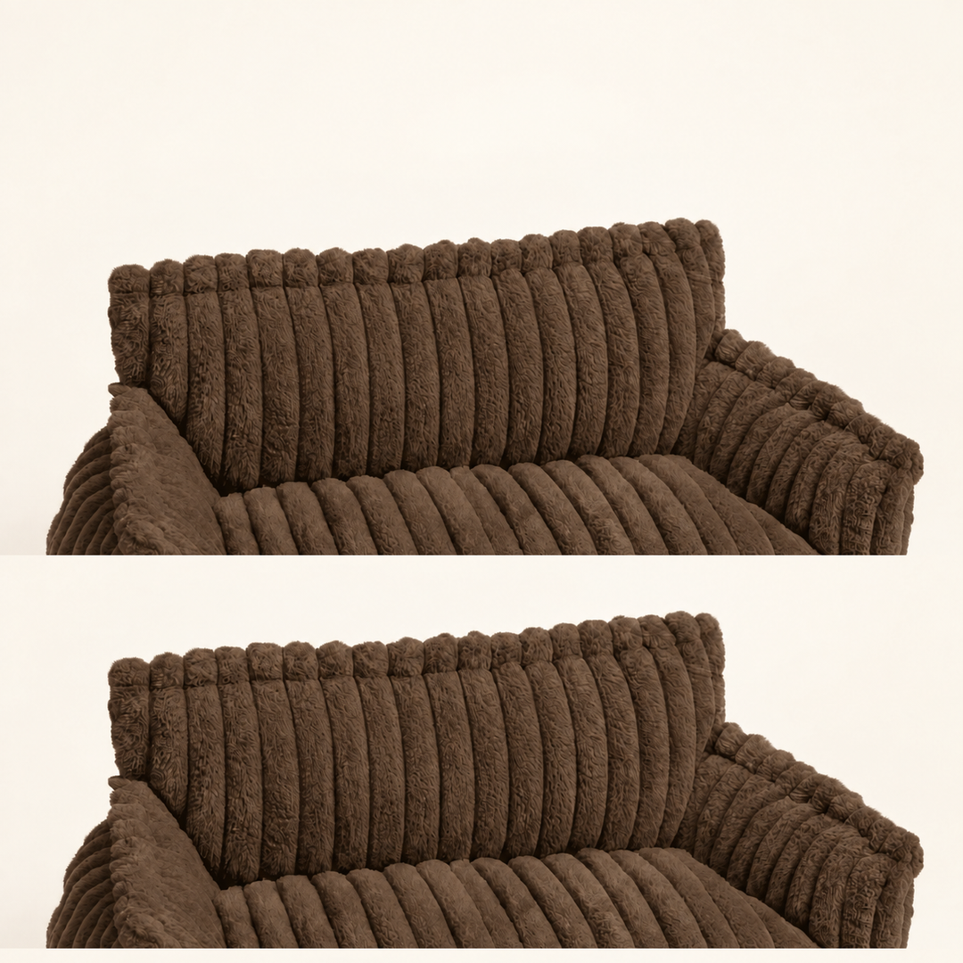 Pawtique SnoozyDream™ Orthopedic Ribbed Dog Sofa Bed - Pawtique