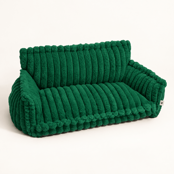 Pawtique SnoozyDream™ Ribbed Plush Bolster Dog Bed - Pawtique