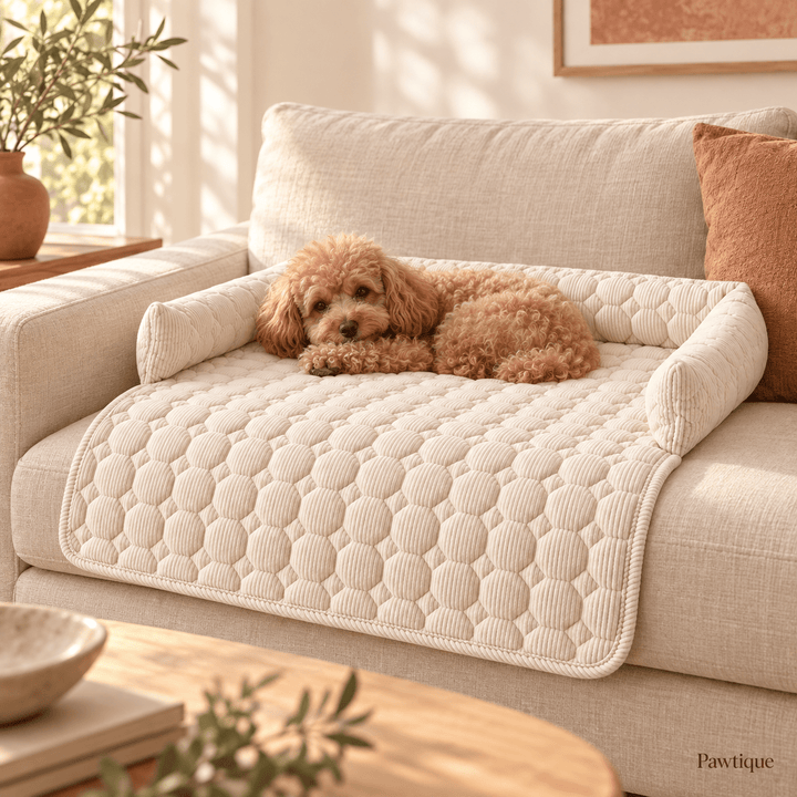 Pawtique SofaNest™ Quilted Bolster Pet Mat - Pawtique