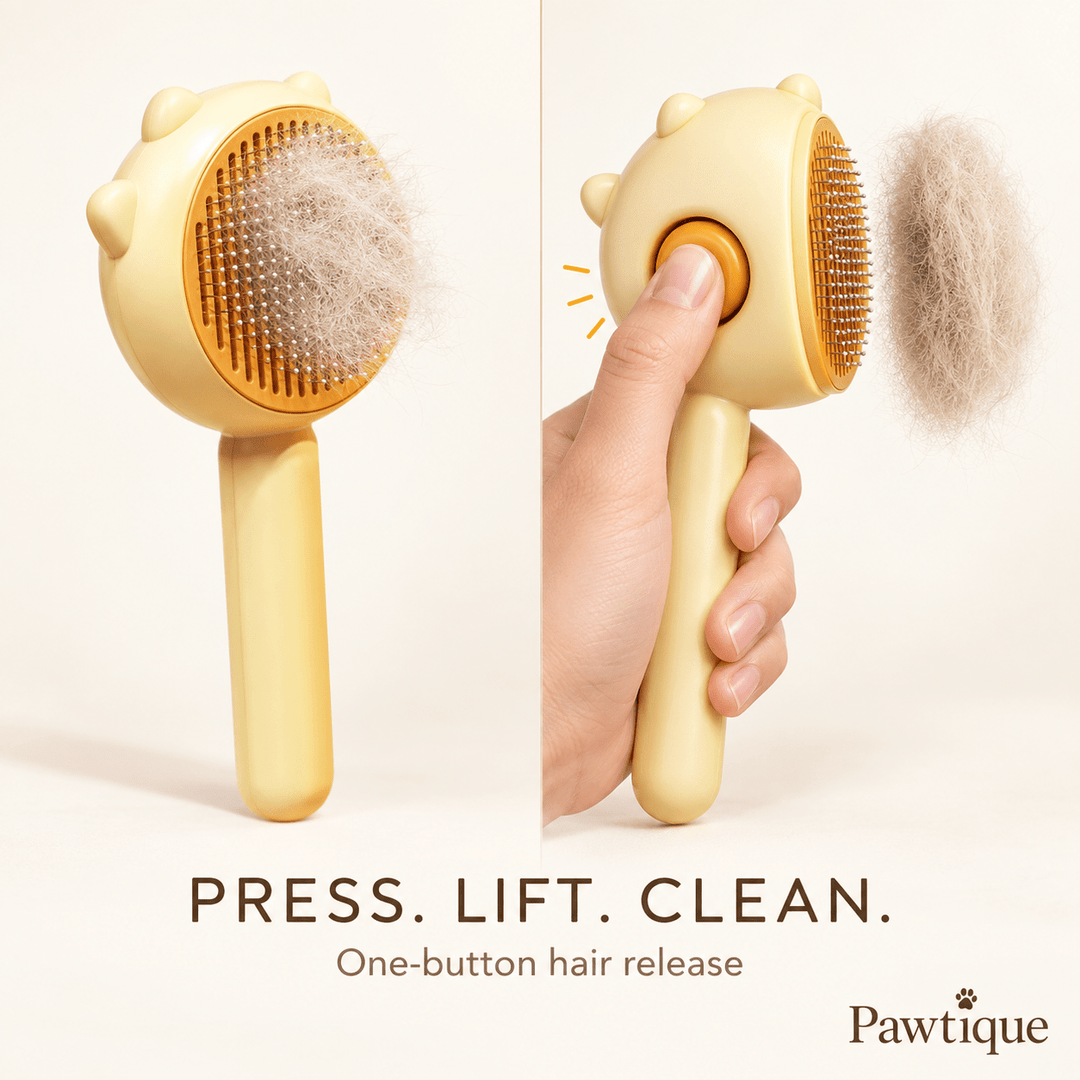 Pawtique SoftPin™ Self-Cleaning Slicker Brush - Pawtique