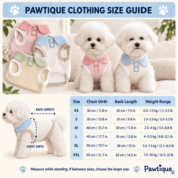 Pawtique SoftPolo™ Ribbed Pet Shirt - Pawtique