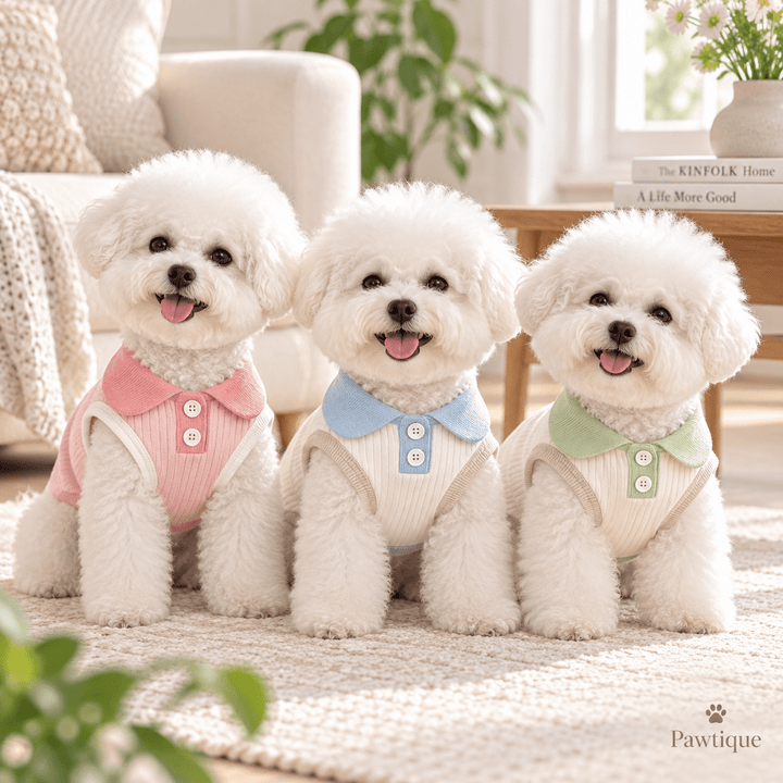 Pawtique SoftPolo™ Ribbed Pet Shirt - Pawtique