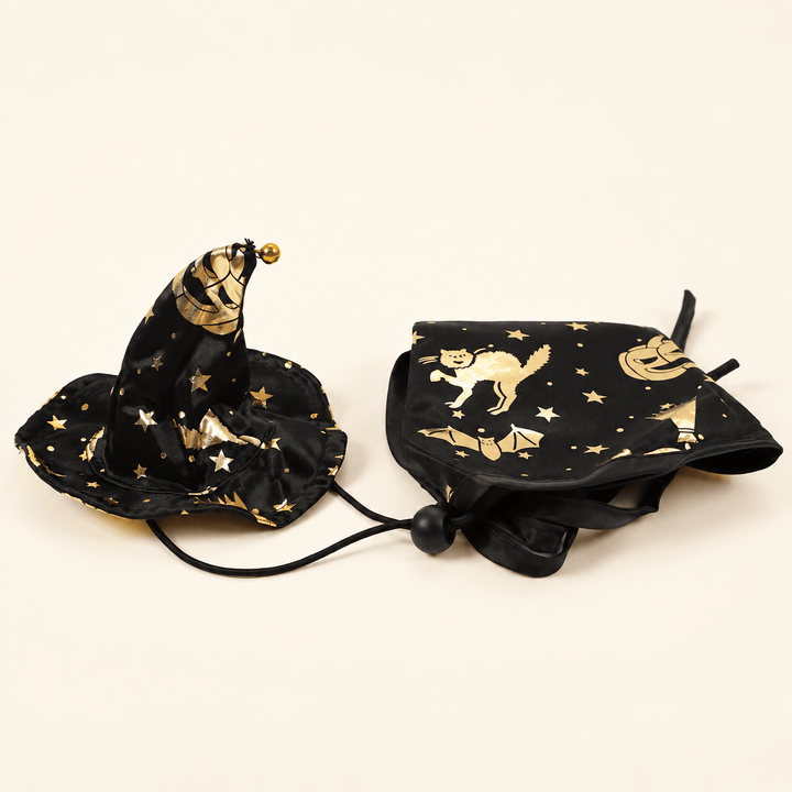 Pawtique SpookyCharm™ Halloween Pet Hats, Bibs &amp; Cape - Pawtique