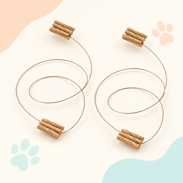Pawtique Spring-Wire Interactive Cat Chase Toy - Pawtique