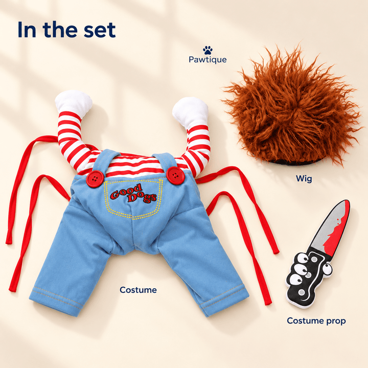 Pawtique Striped Front-Walking Pet Costume - Pawtique