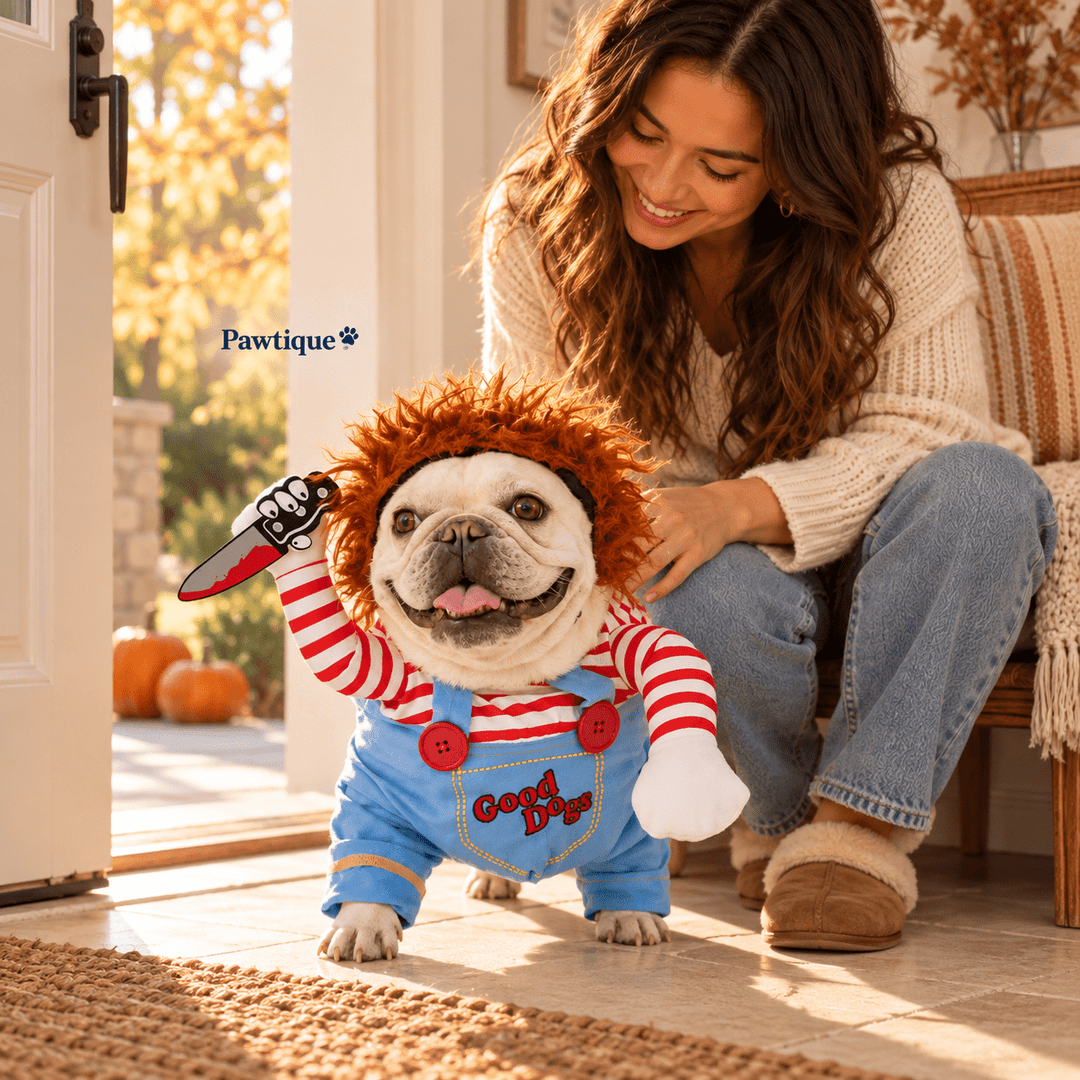 Pawtique Striped Front-Walking Pet Costume - Pawtique