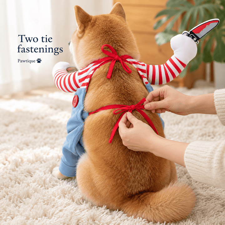 Pawtique Striped Front-Walking Pet Costume - Pawtique