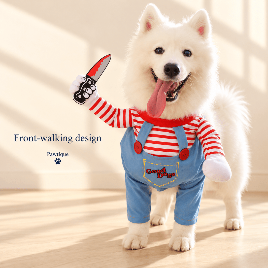 Pawtique Striped Front-Walking Pet Costume - Pawtique