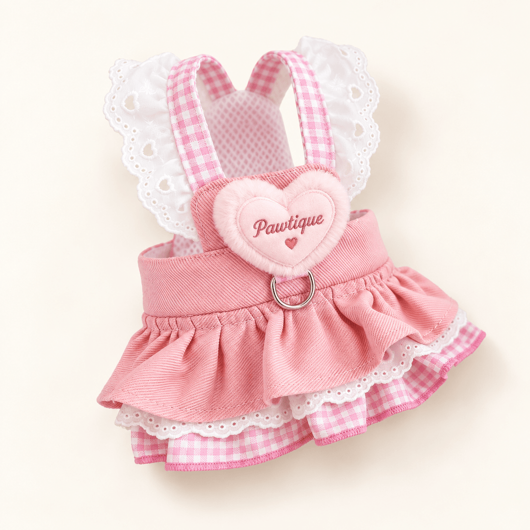Pawtique Sweetheart™ Pink Skirt Pet Harness - Pawtique