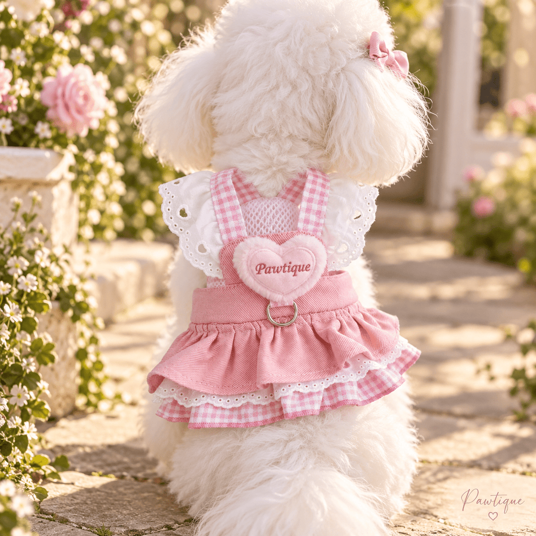 Pawtique Sweetheart™ Pink Skirt Pet Harness - Pawtique