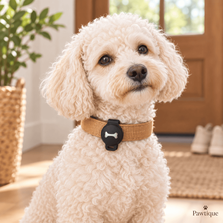 Pawtique TagNest™ Silicone AirTag Collar Holder - Pawtique