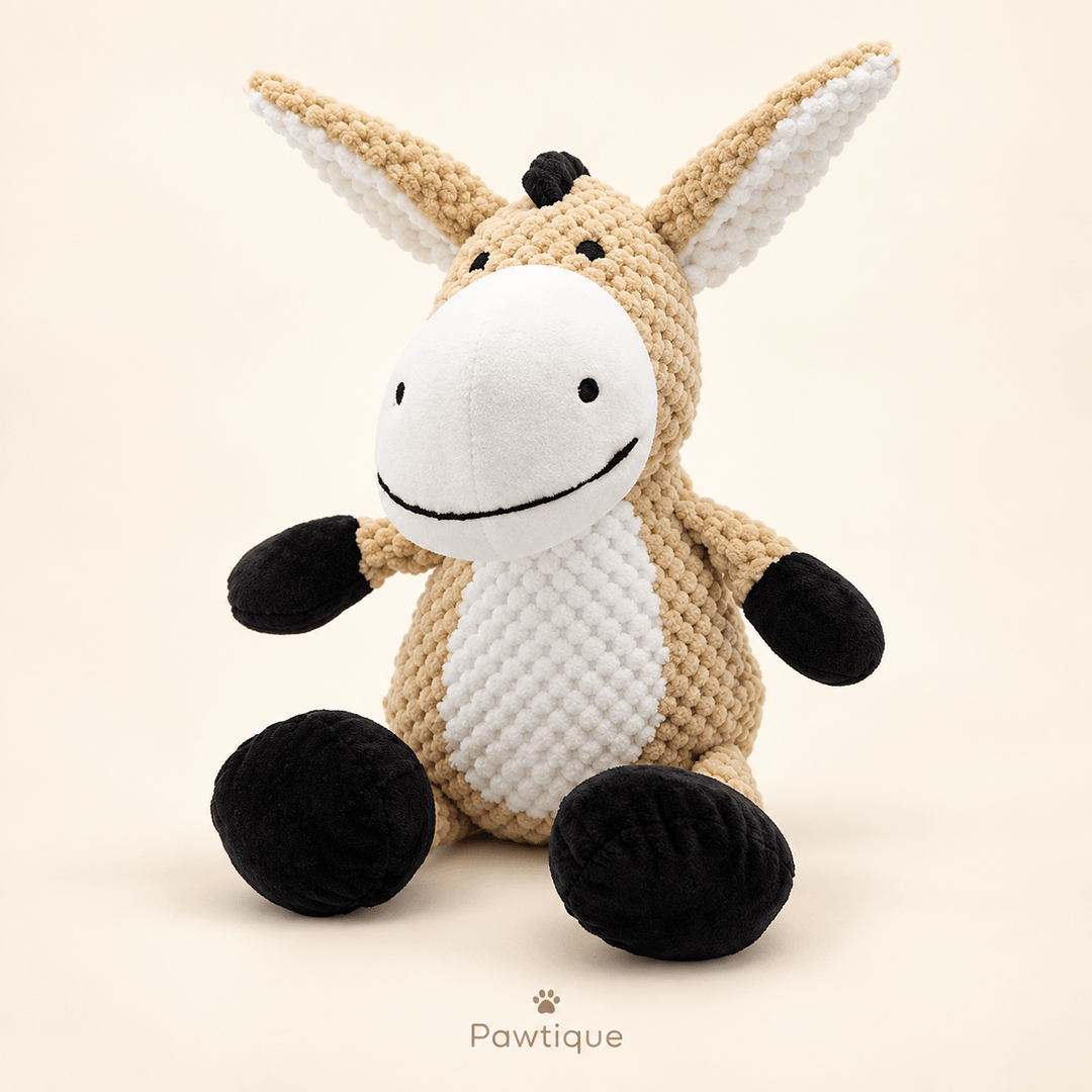 Pawtique TextureTails™ Animal Plush Dog Toy - Pawtique