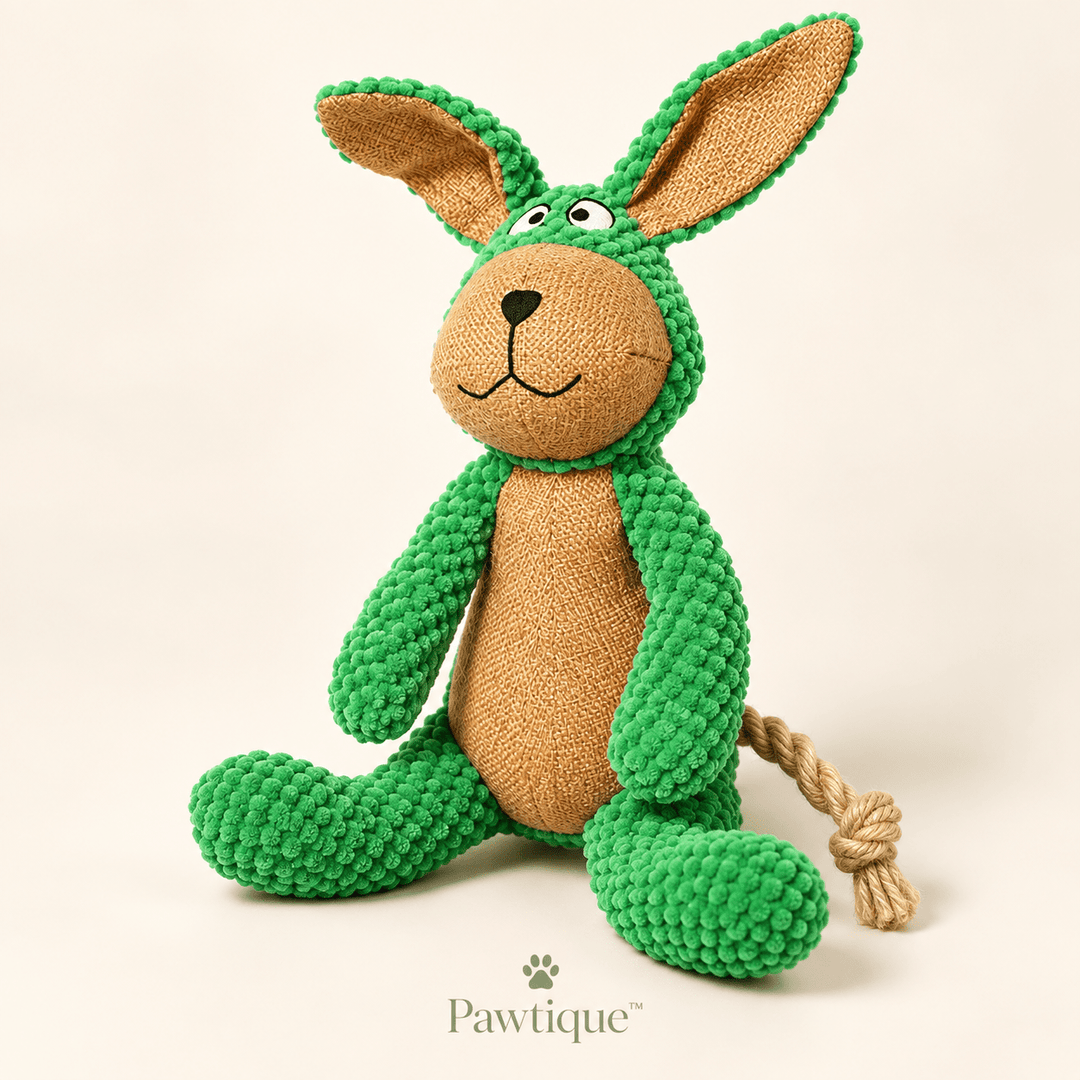 Pawtique TextureTails™ Animal Plush Dog Toy - Pawtique