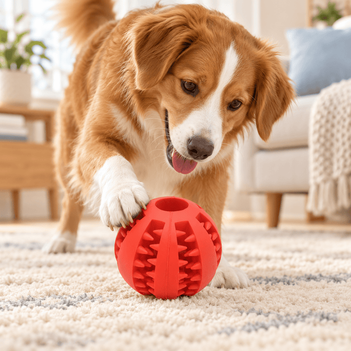 Pawtique TextureTreat™ Fillable Dog Ball Toy - Pawtique