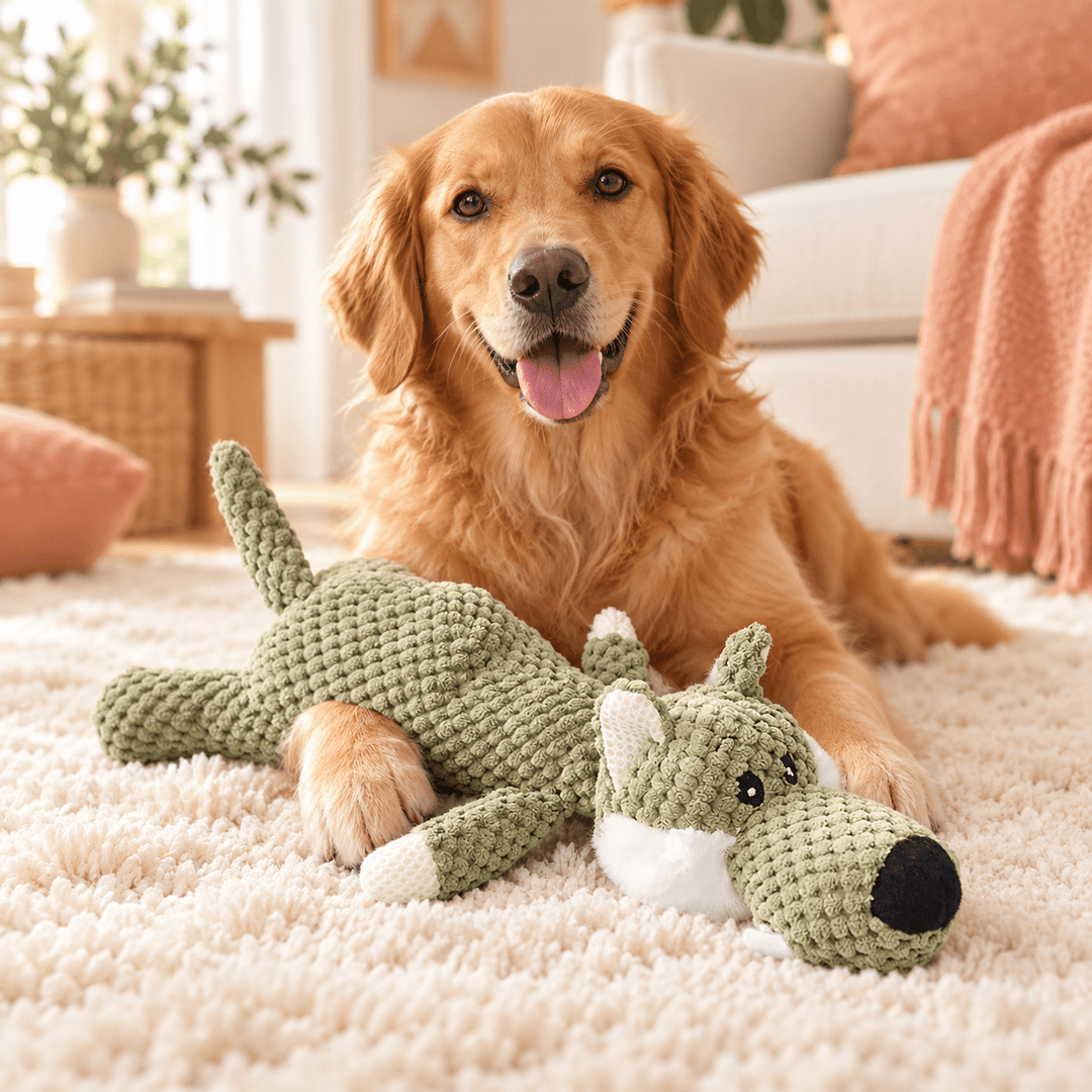 Pawtique ToughPals™ Textured Plush Animal Dog Toys - Pawtique