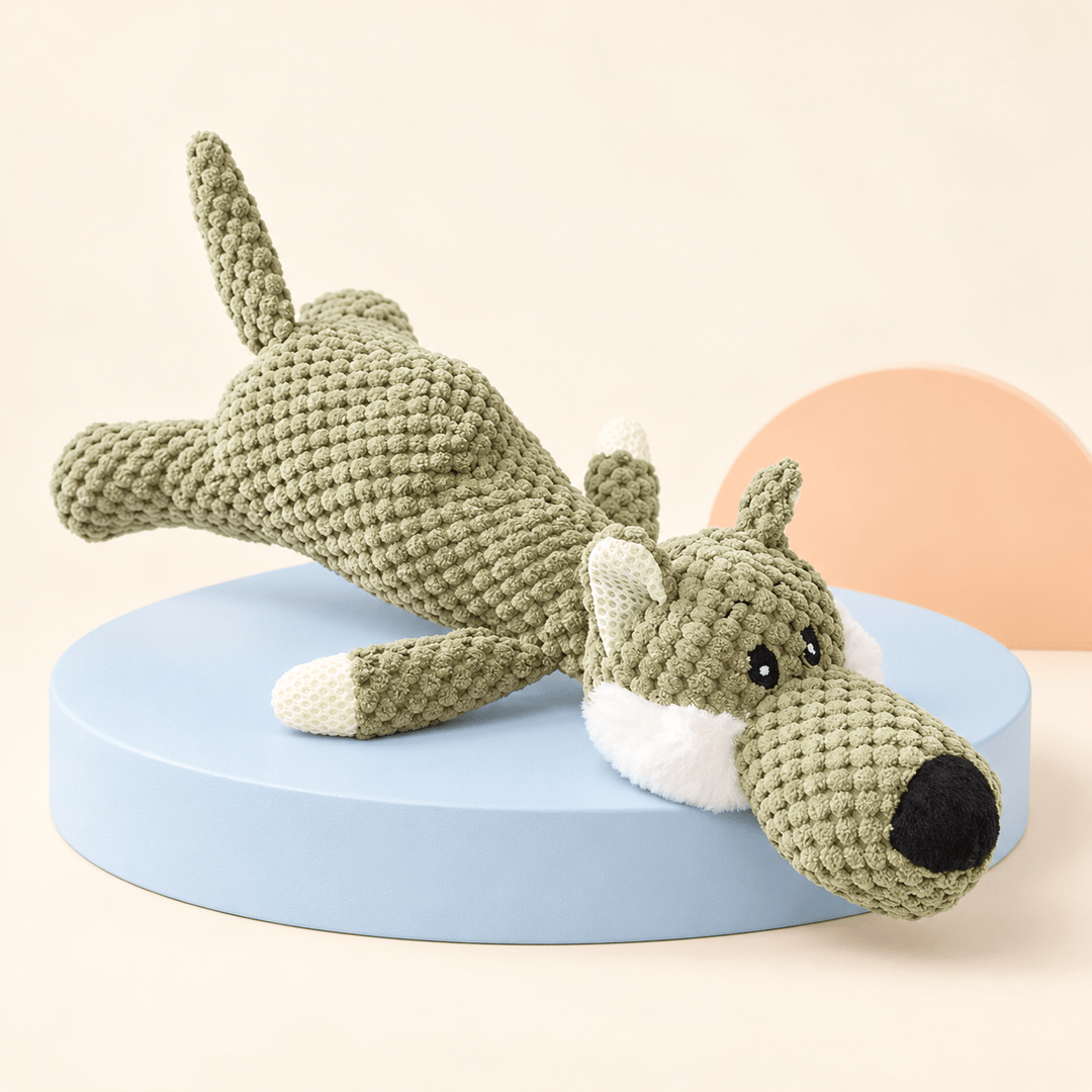 Pawtique ToughPals™ Textured Plush Animal Dog Toys - Pawtique