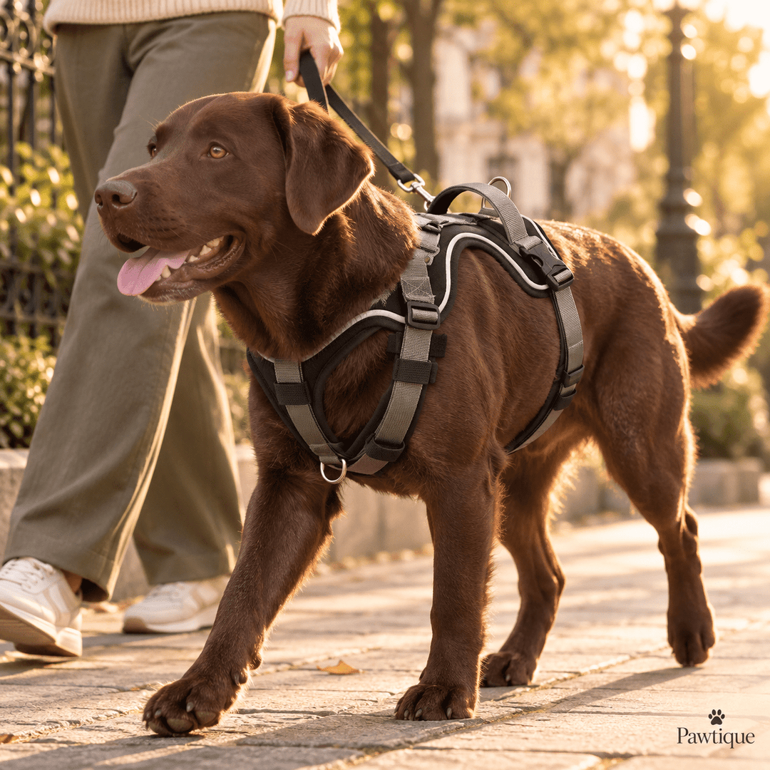 Pawtique TrailControl™ Reflective Handle Dog Harness - Pawtique