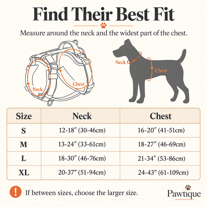 Pawtique TrailControl™ Reflective Handle Dog Harness - Pawtique