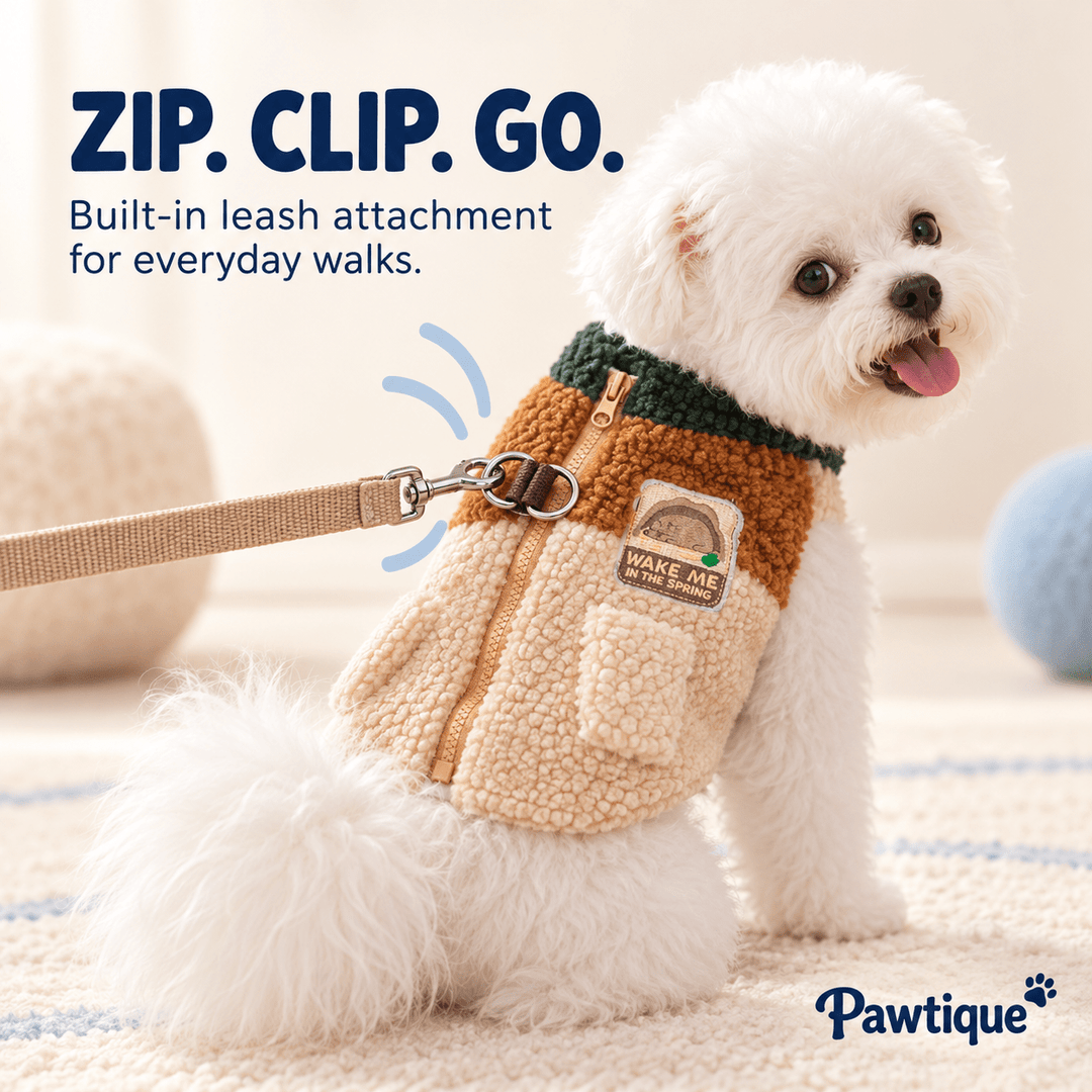 Pawtique TrailFleece™ Sherpa Dog Harness Vest - Pawtique