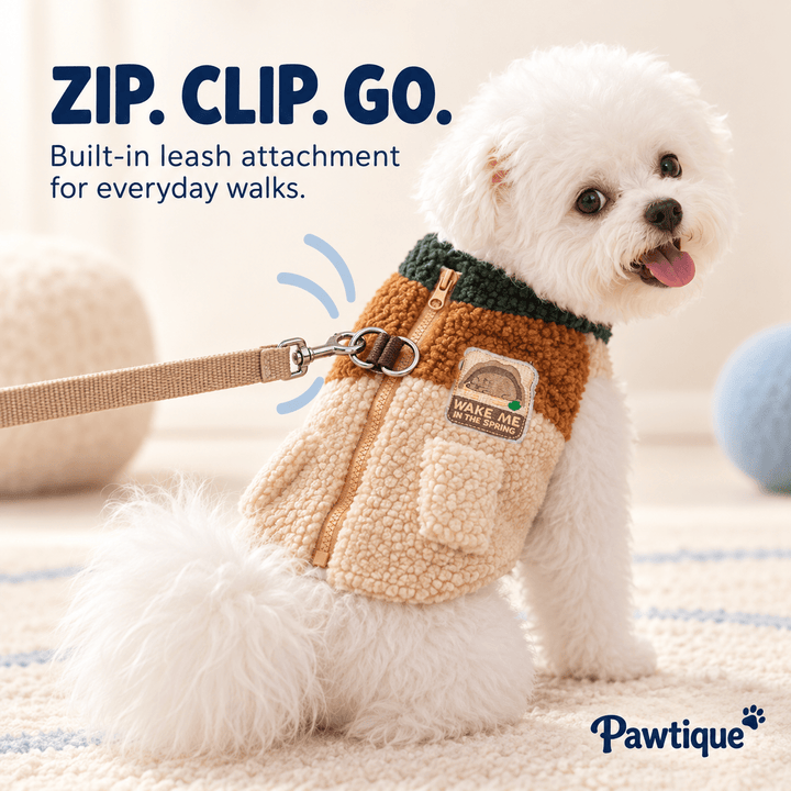 Pawtique TrailFleece™ Sherpa Dog Harness Vest - Pawtique