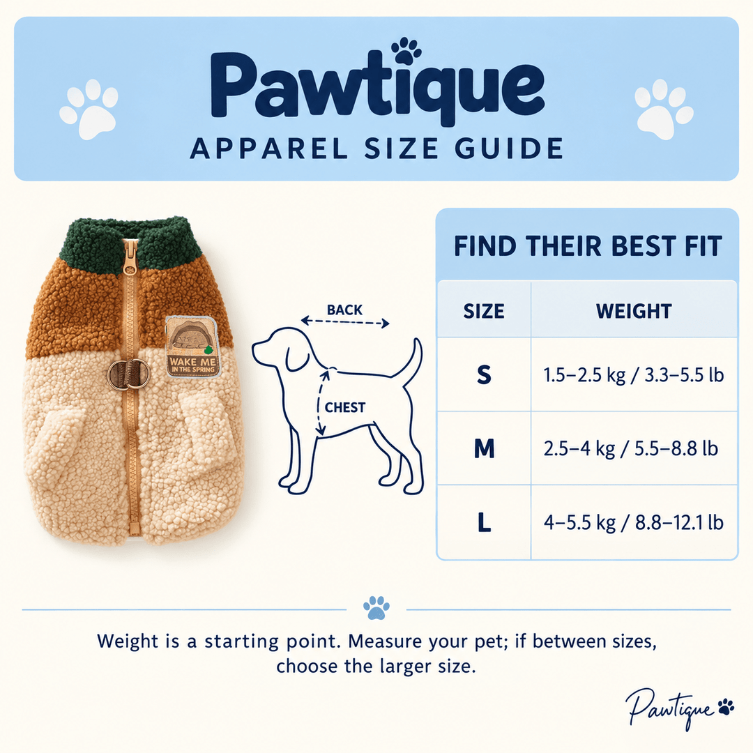 Pawtique TrailFleece™ Sherpa Dog Harness Vest - Pawtique