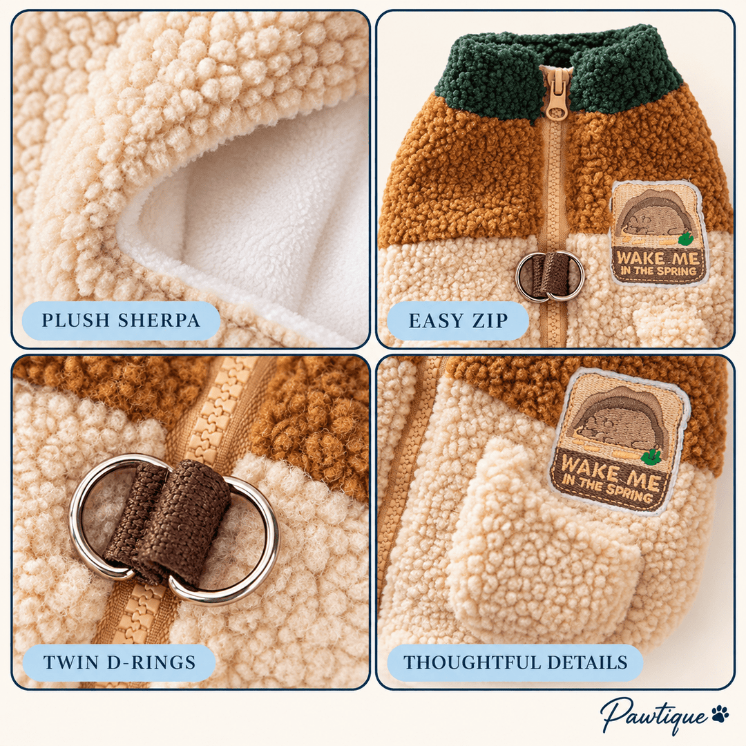 Pawtique TrailFleece™ Sherpa Dog Harness Vest - Pawtique