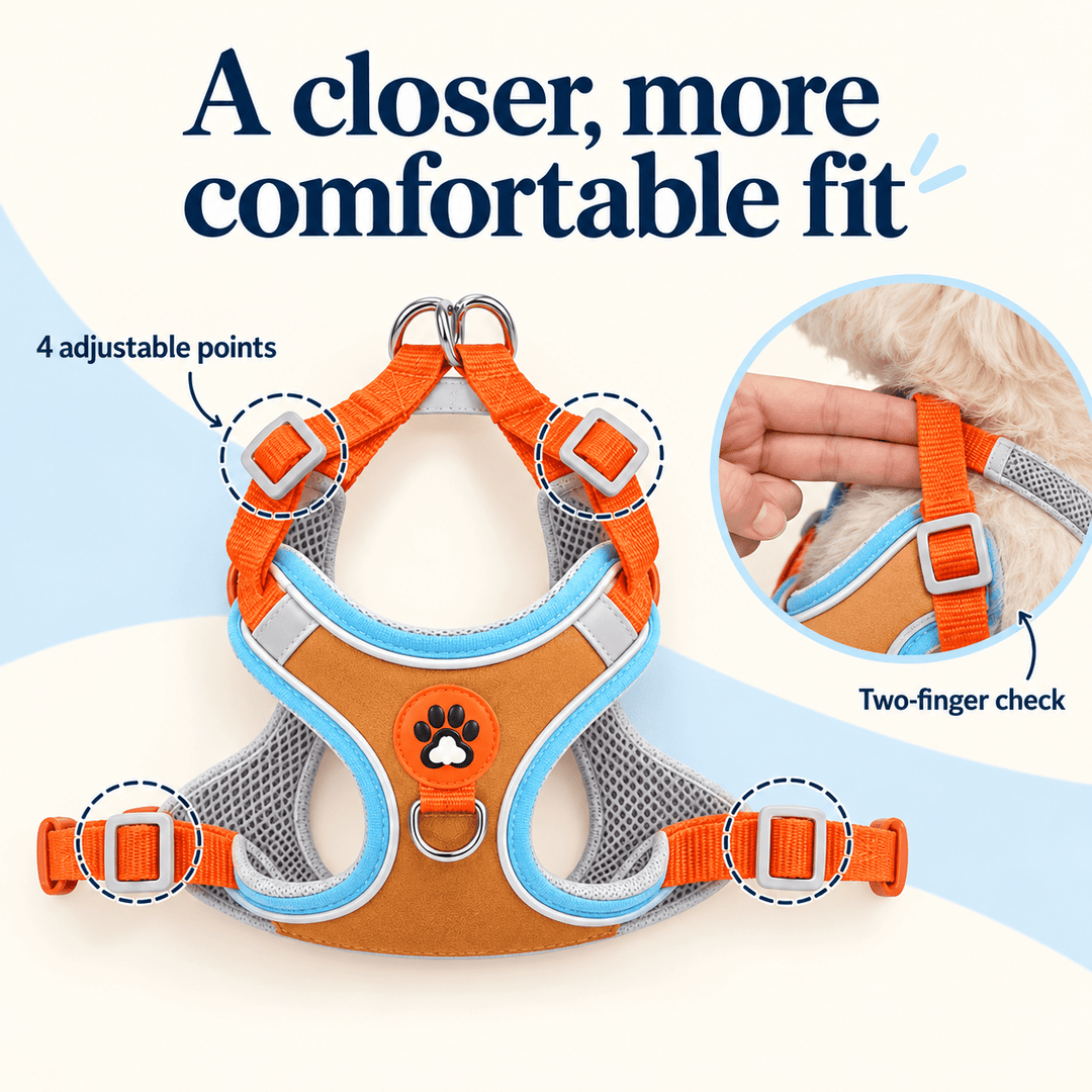 Pawtique TrailGlow™ Reflective No-Pull Harness &amp; Leash Set - Pawtique