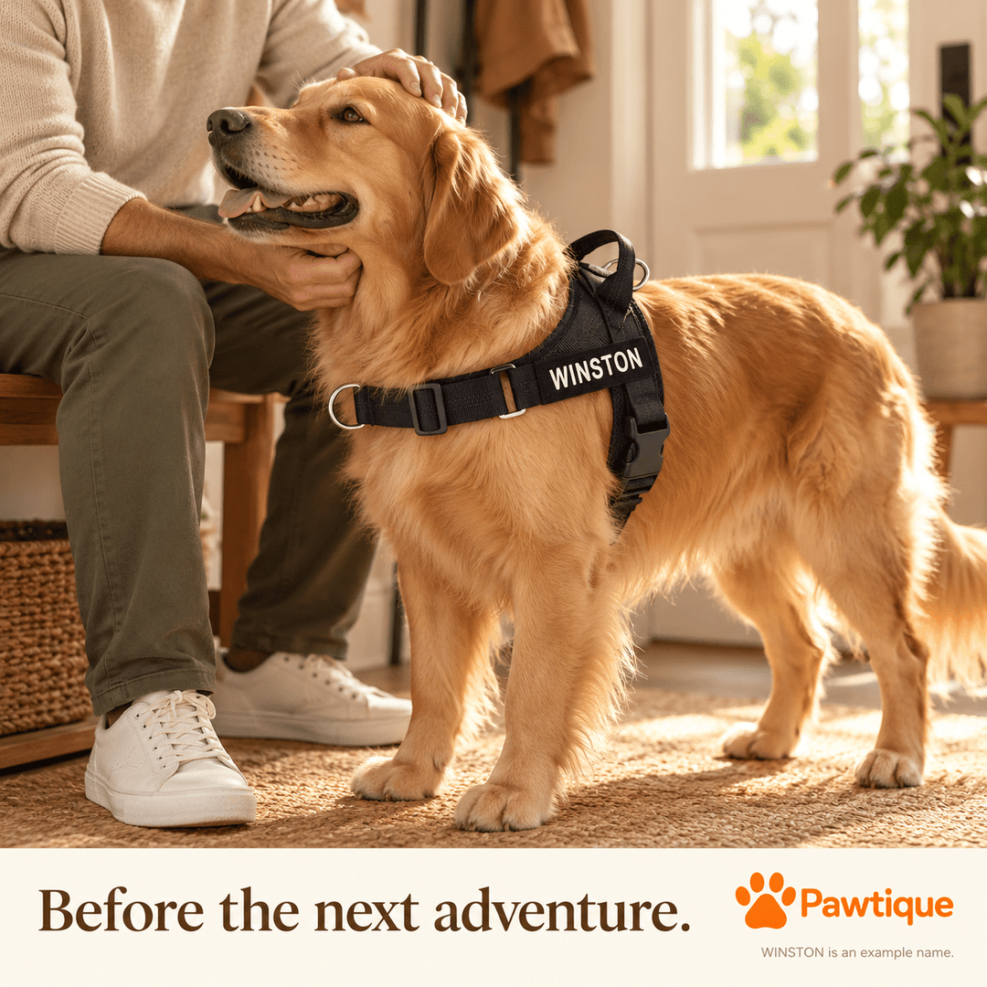 Pawtique TrailMark™ Personalized Reflective Dog Harness - Pawtique