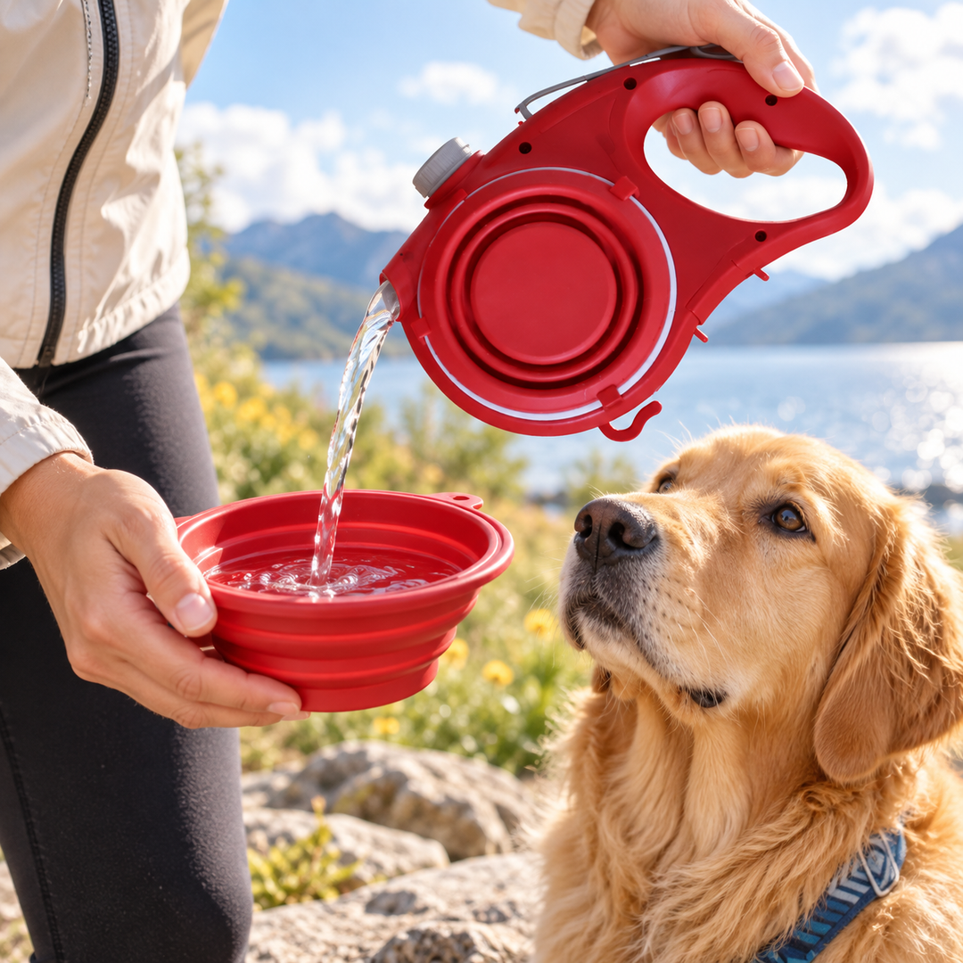 Pawtique TrailMate™ 4-in-1 Retractable Dog Leash - Pawtique