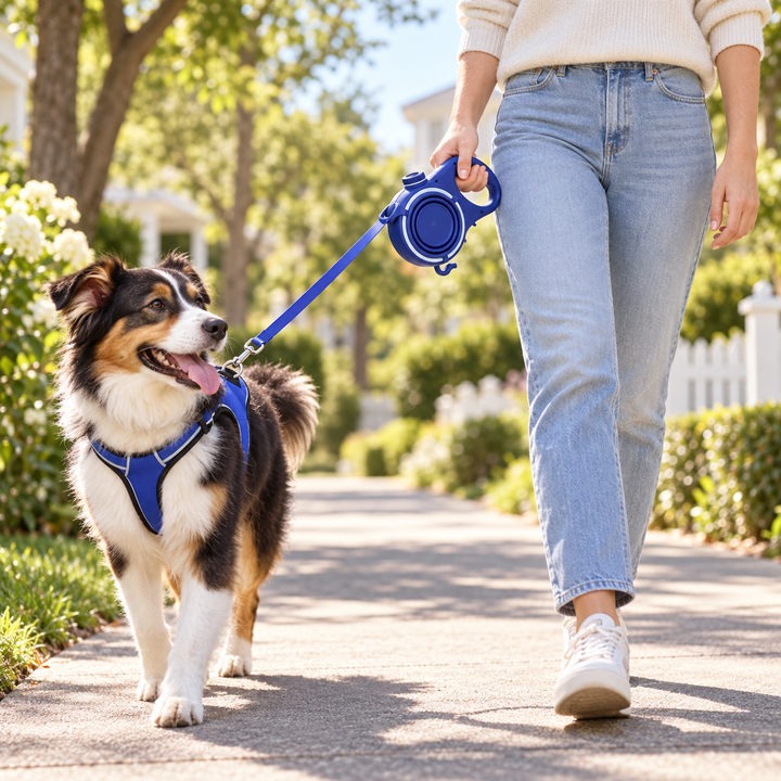 Pawtique TrailMate™ 4-in-1 Retractable Dog Leash - Pawtique