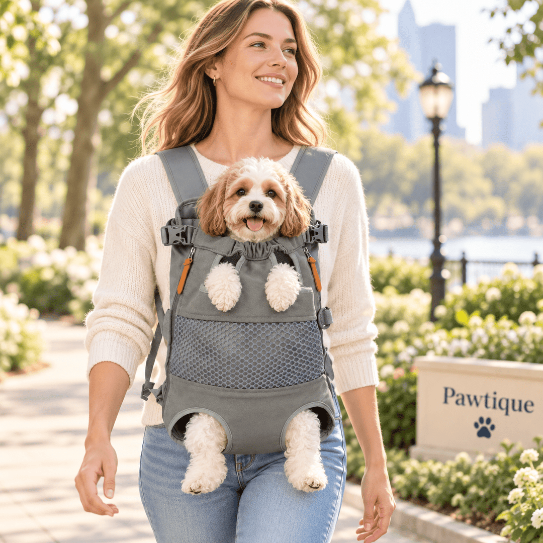 Pawtique TrailMate™ Front &amp; Back Pet Carrier Backpack - Pawtique