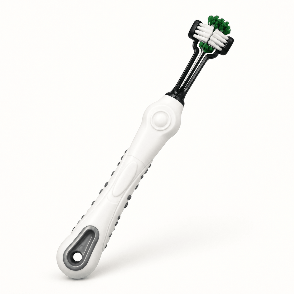 Pawtique TriClean™ Triple-Sided Pet Toothbrush - Pawtique