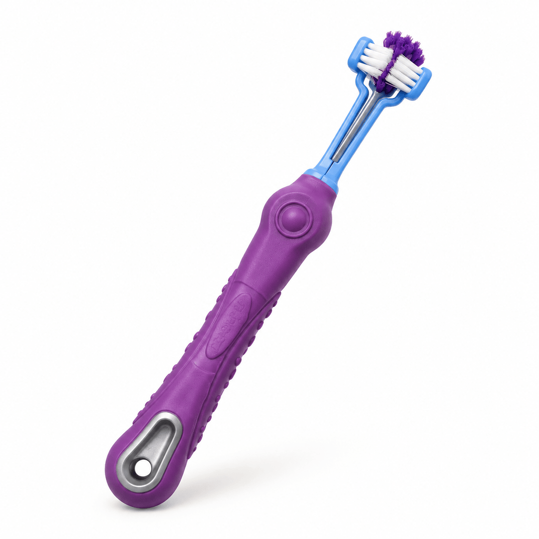 Pawtique TriClean™ Triple-Sided Pet Toothbrush - Pawtique