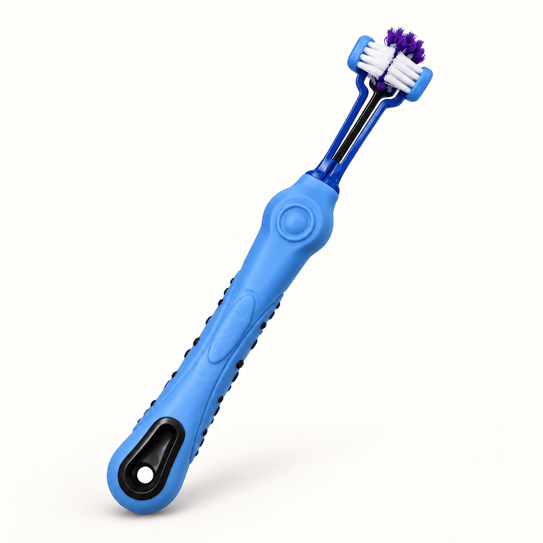 Pawtique TriClean™ Triple-Sided Pet Toothbrush - Pawtique