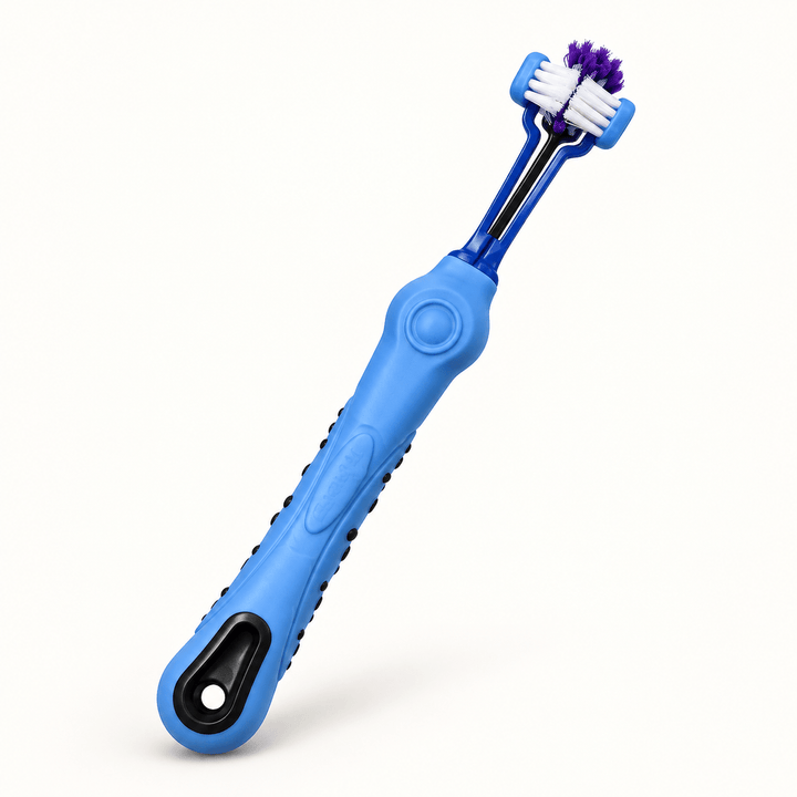 Pawtique TriClean™ Triple-Sided Pet Toothbrush - Pawtique