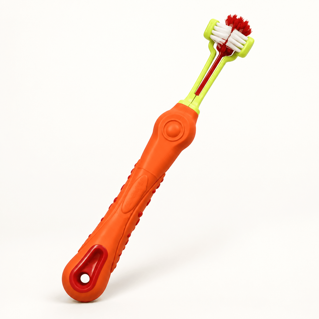 Pawtique TriClean™ Triple-Sided Pet Toothbrush - Pawtique