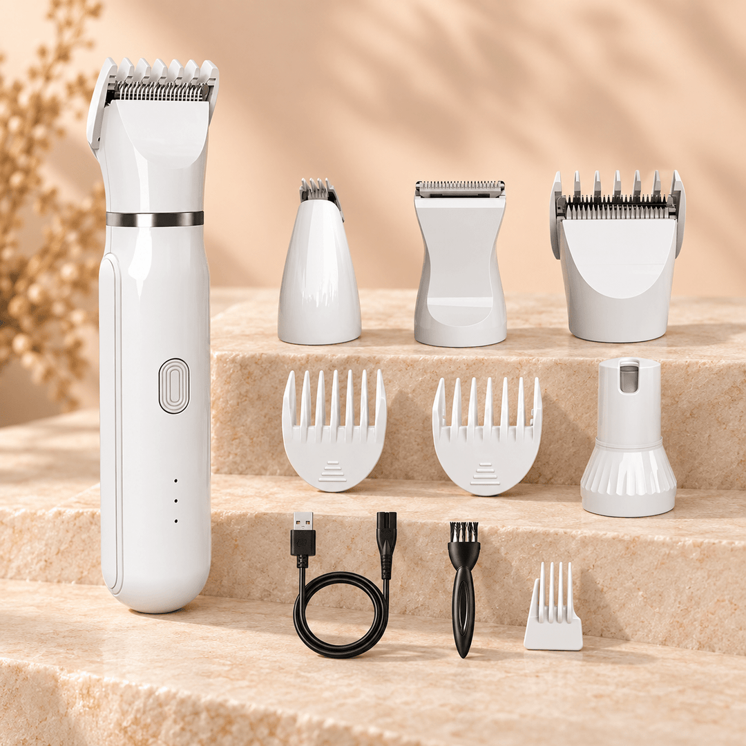 Pawtique TrimCraft™ 4-in-1 Rechargeable Pet Grooming Kit - Pawtique